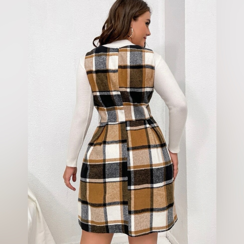 Wool Plaid Dress